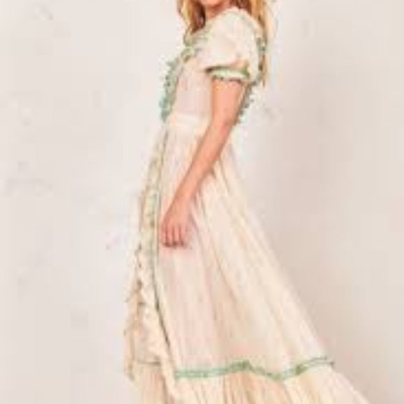 ISO Loveshackfancy Theo dress French Roast ISO - Picture 2 of 3